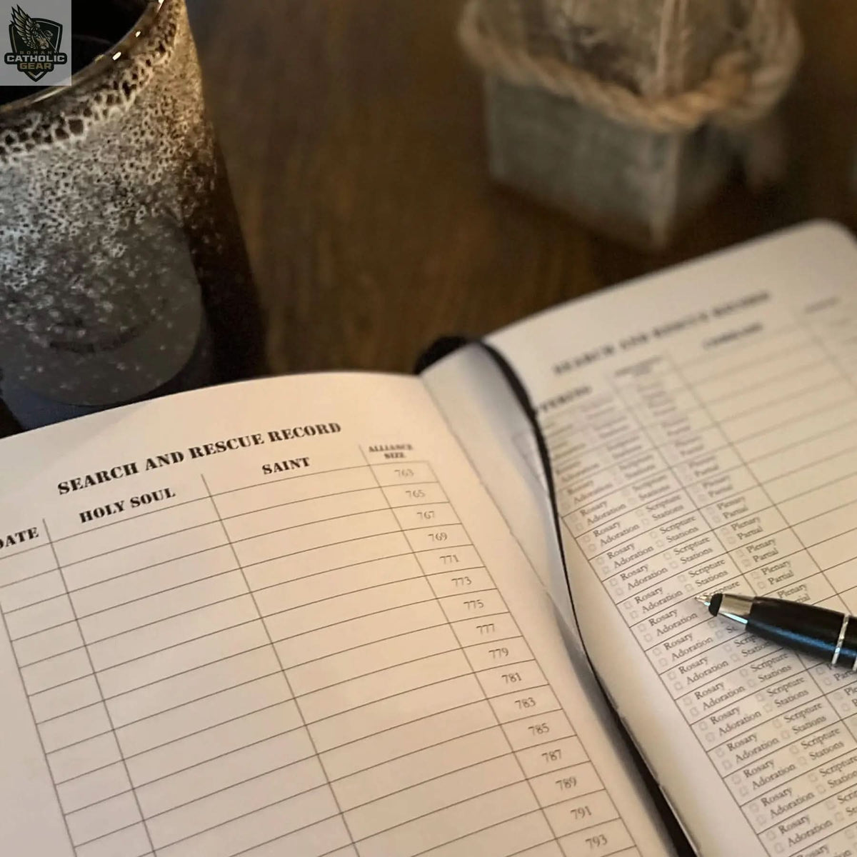 Grace Force® Strength and Alliance Field Journal Roman Catholic Gear