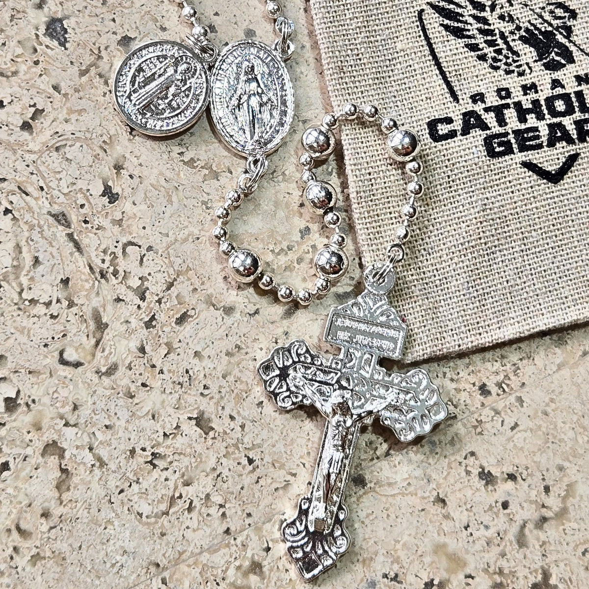 The Sterling Silver Combat Rosary™