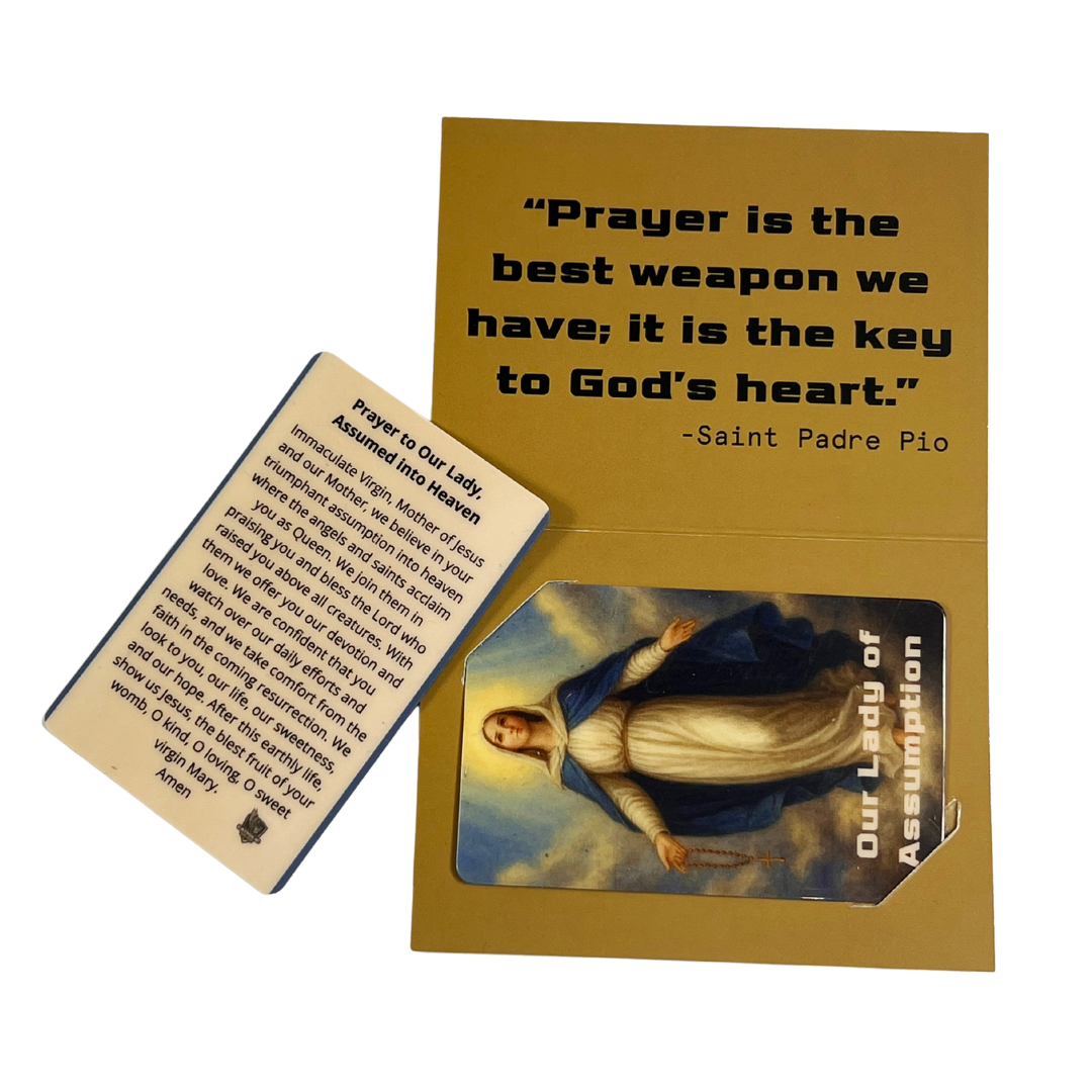 Our Lady of Assumption Prayer Card