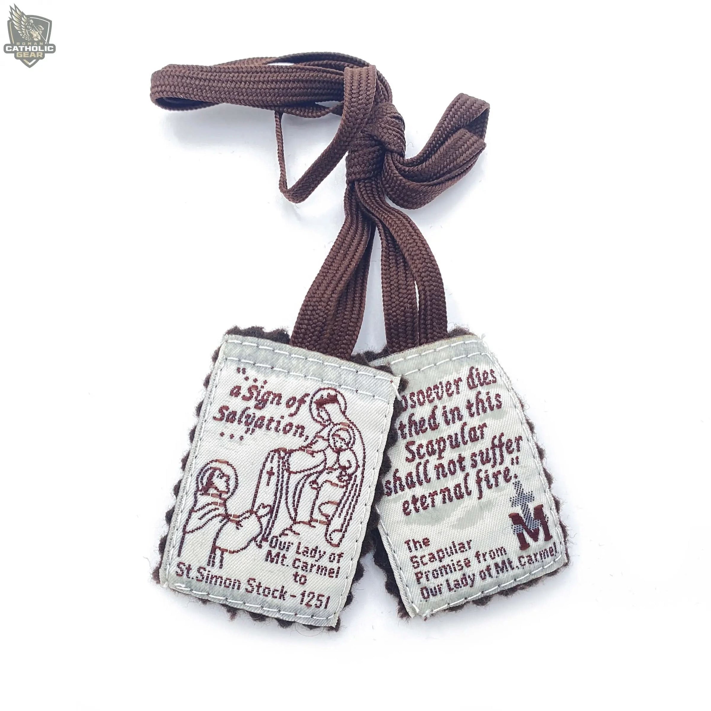 Scapular Brown Cloth Scapular - Roman Catholic Gear