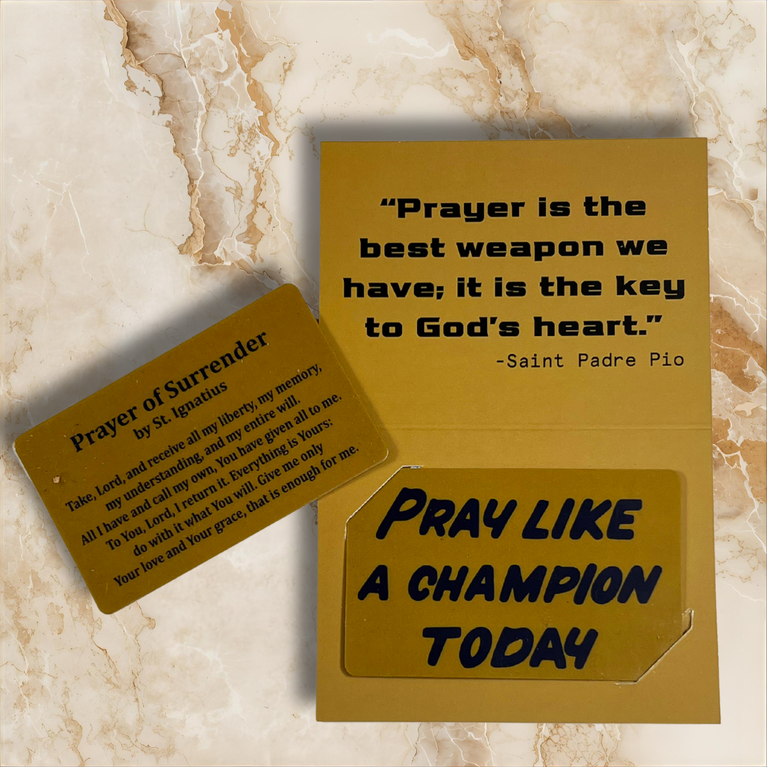 Pray Like a Champion - Prayer Card