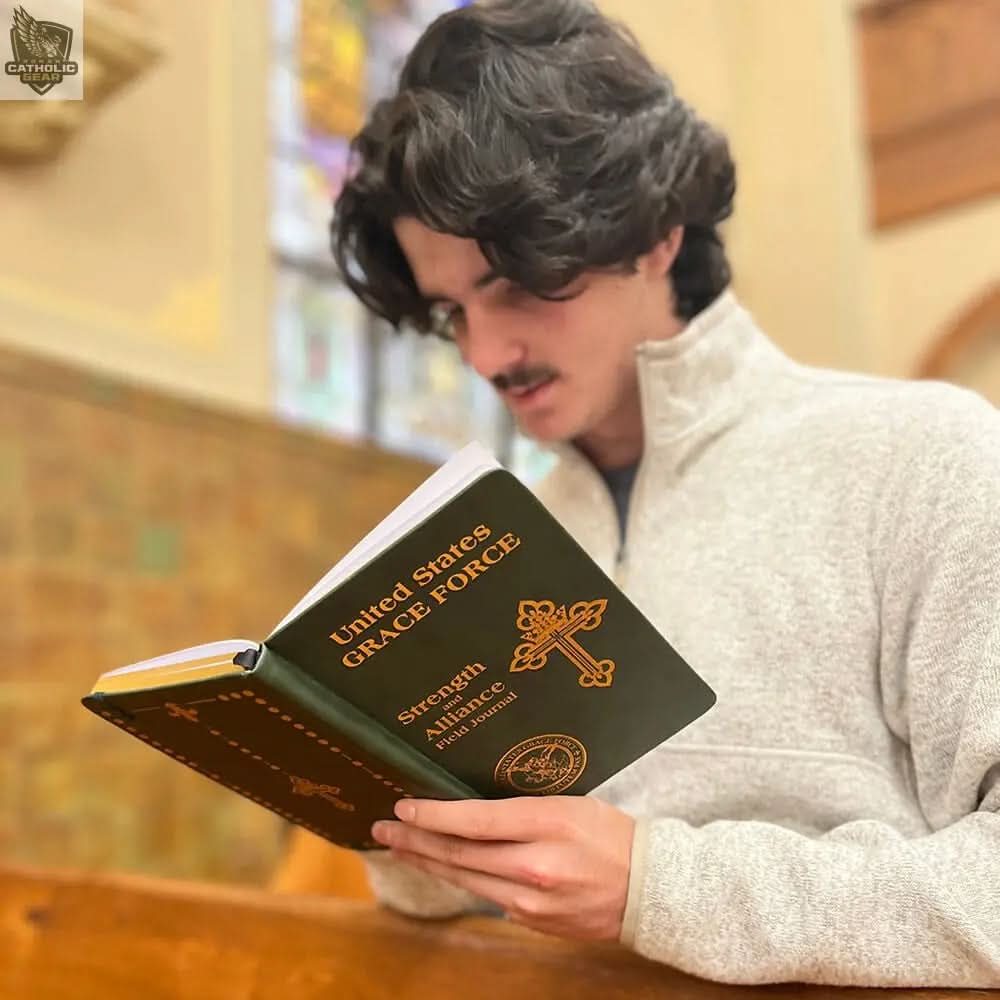 Grace Force® Strength and Alliance Field Journal Roman Catholic Gear