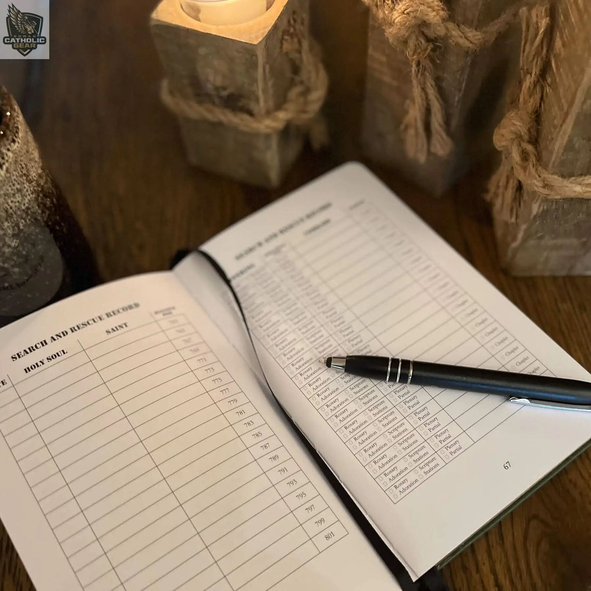 Grace Force® Strength and Alliance Field Journal Roman Catholic Gear