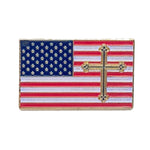 Grace Force Heal Our Land Flag Pin