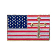 Grace Force Heal Our Land Flag Pin