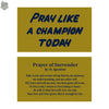 Pray Like a Champion - Prayer Card Roman Catholic Gear