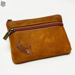 Rugged Leather Rosary Pouch