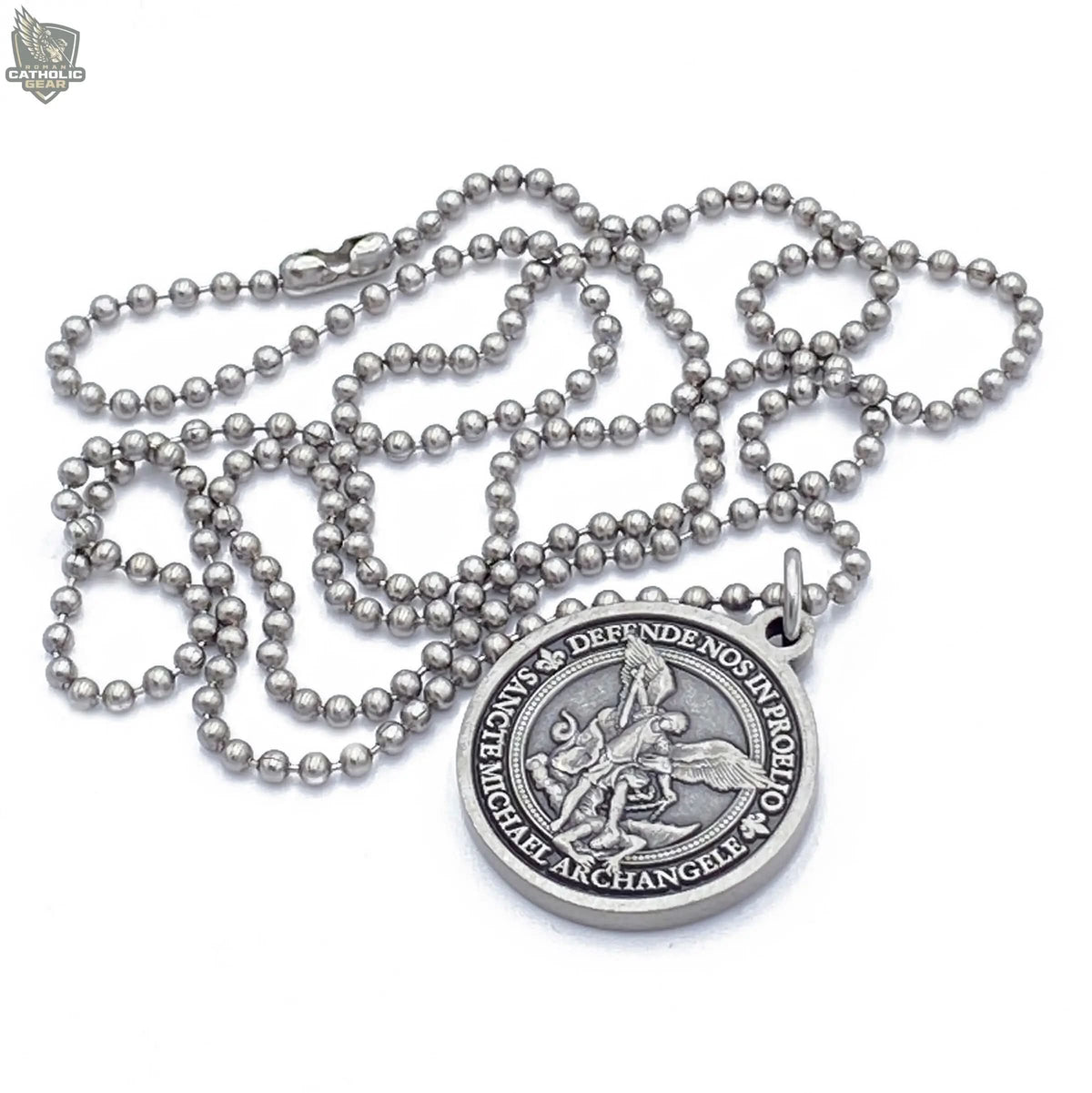 St. Michael Medal Necklace Roman Catholic Gear