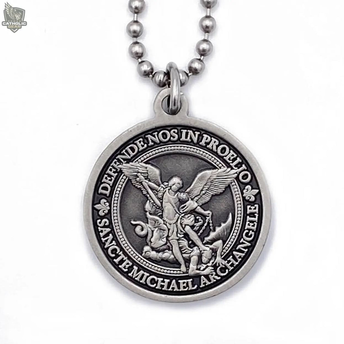 St. Michael Medal Necklace Roman Catholic Gear