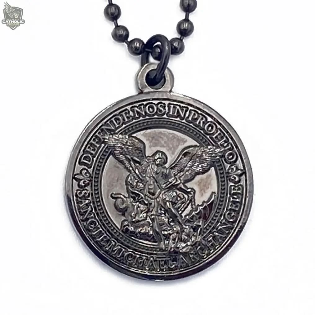 St. Michael Medal Necklace Roman Catholic Gear