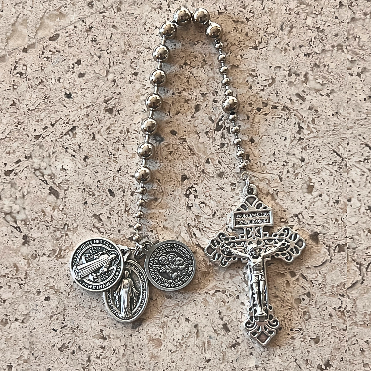 WW1 Pocket Combat Rosary™ - St. Joseph Strong