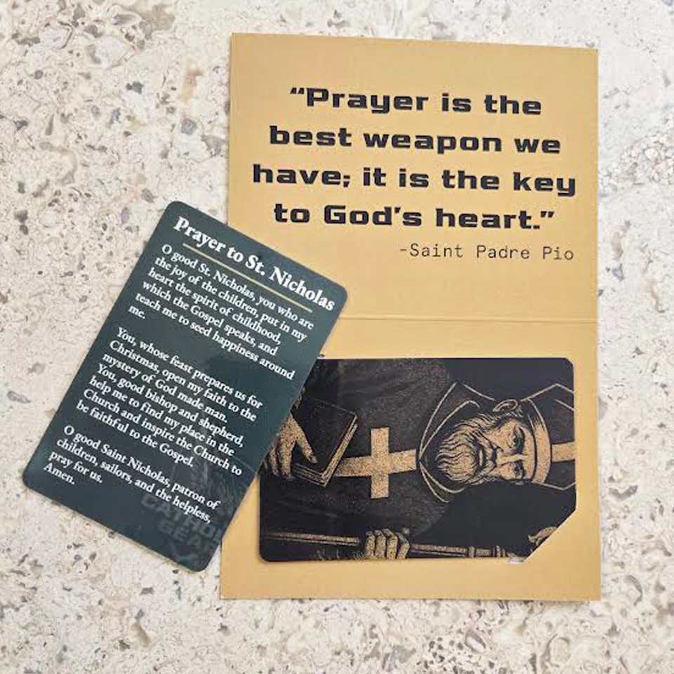 St. Nicholas Prayer Card