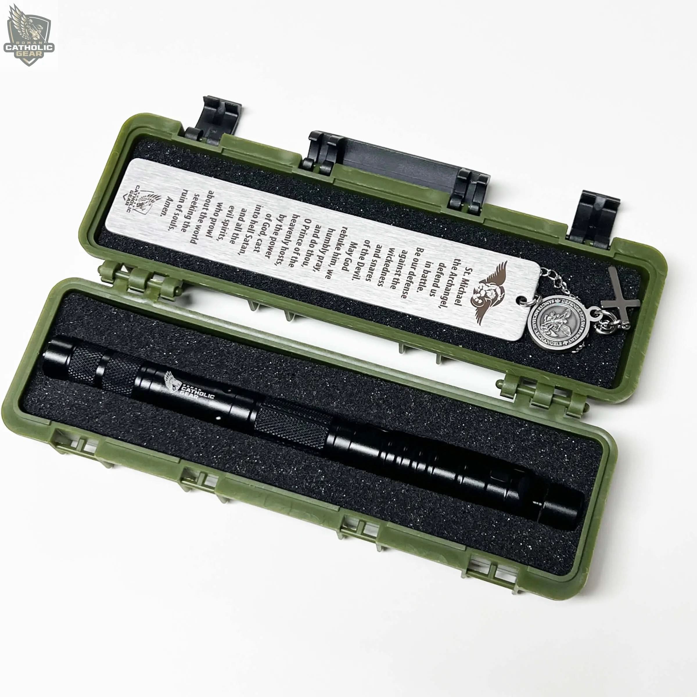 Tactical Pen With Battle Ready Bookmark Roman Catholic Gear Tactical pen with battle ready bookmark roman catholic gear