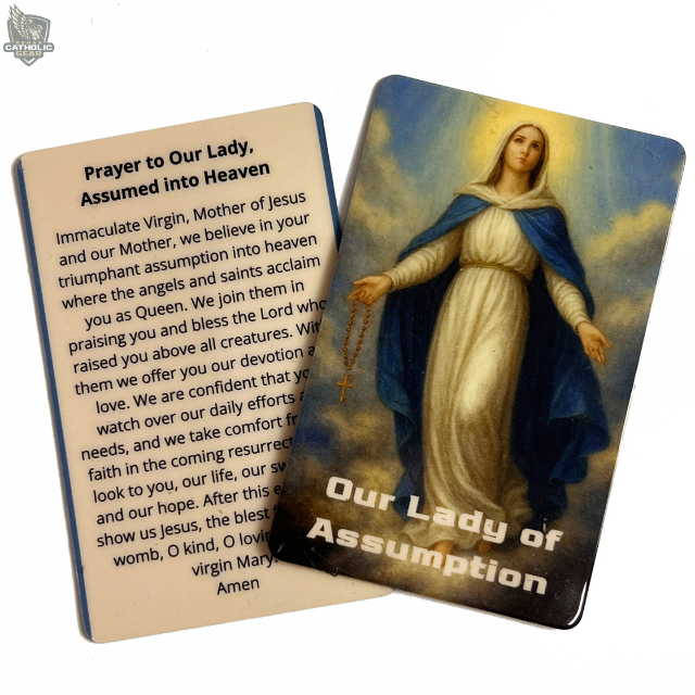 Our Lady of Assumption Prayer Card